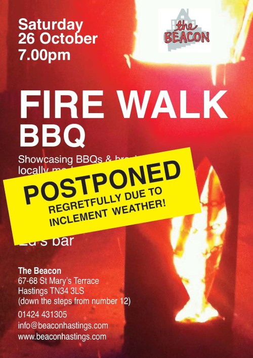 fire walk postponed