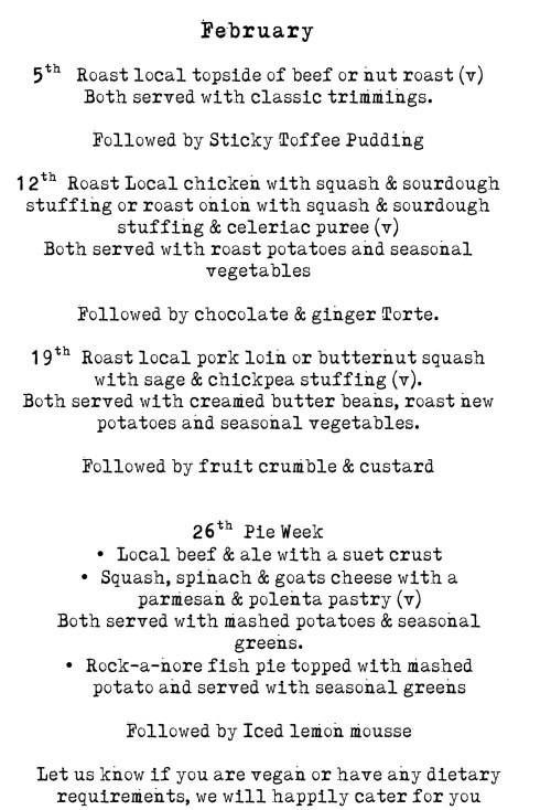 Microsoft Word - FebMenu.docx