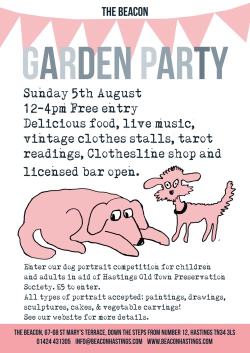 garden party flyer
